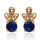 Red Crystal Gold Earrings For Women ​